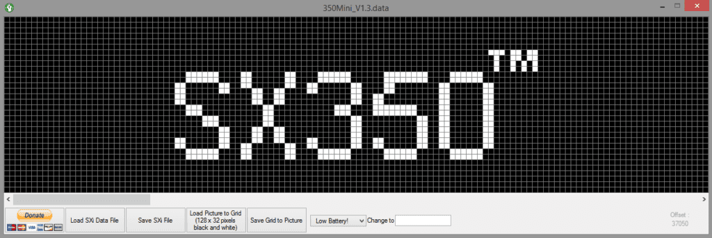Changer les logos SXmini-Box 350Mini-Chip et SX350J