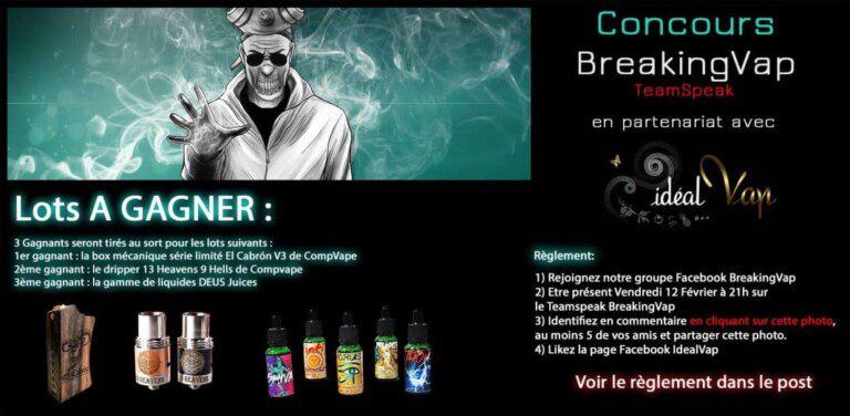 Concours BreakingVap TeamSpeak IdealVap