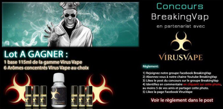 Concours BreakingVap en partenariat avec VirusVape