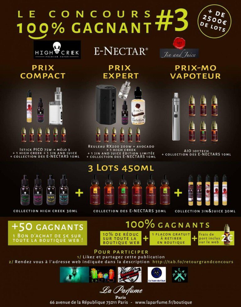 Concours BreakingVap avec Laparfume