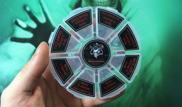 Revue de la boite Demon Killer 8 in 1 Coils préfaits