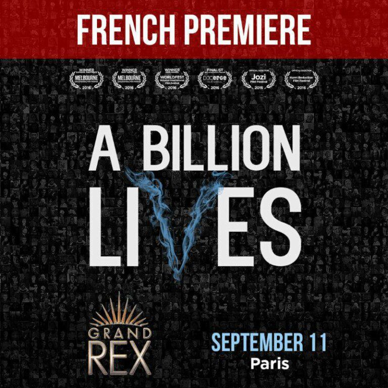 Le film A Billion Lives en France le 11 Septembre 2016