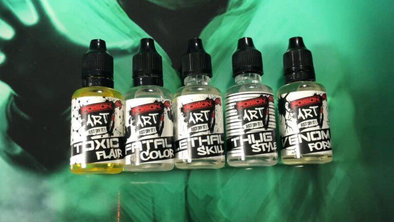 Revue Gamme de Concentres de Liquides Poison Art