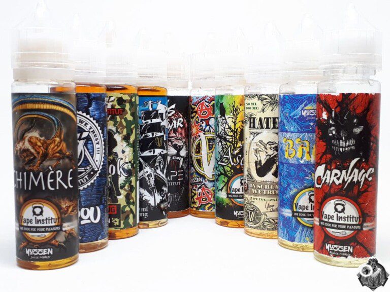 Eliquides Gamme de Vape Institut Revue Ecrite Eliquides