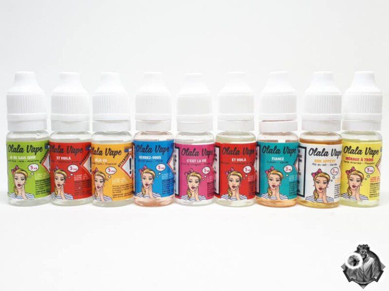Eliquides la Gamme de Olala Vape Revue Ecrite Eliquides