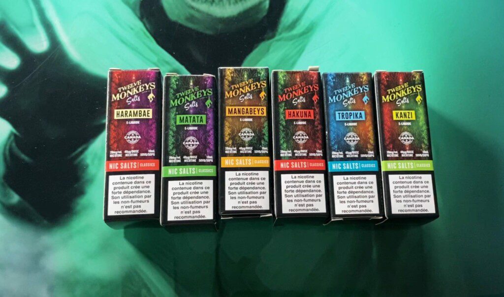 TWELVE MONKEYS SELS DE NICOTINE ELIQUIDES