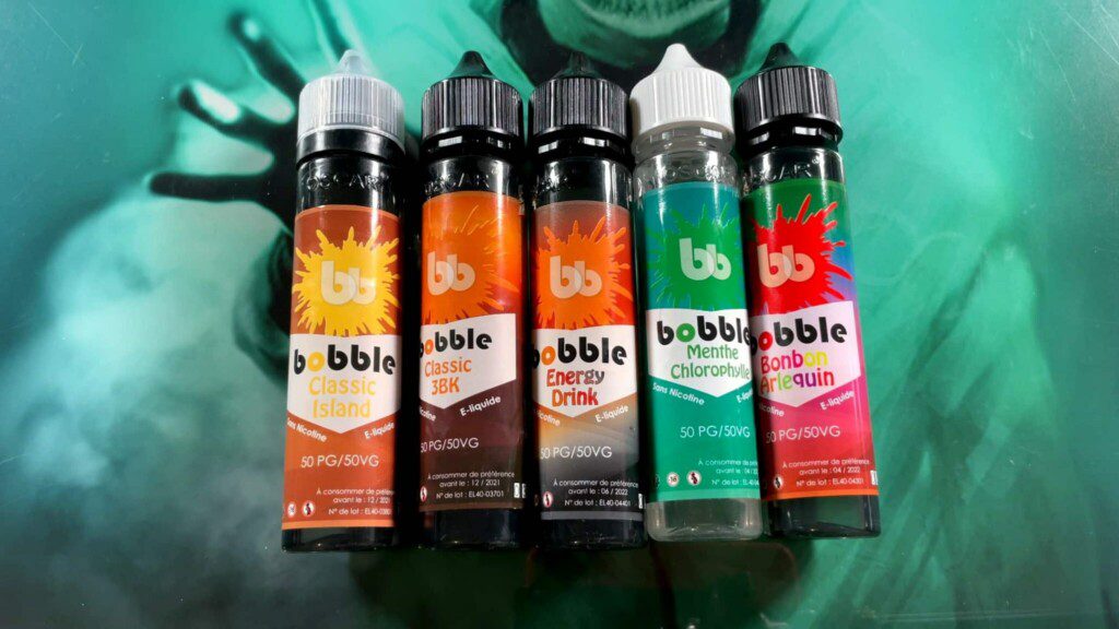 Bobble Eliquide Gamme classique revue