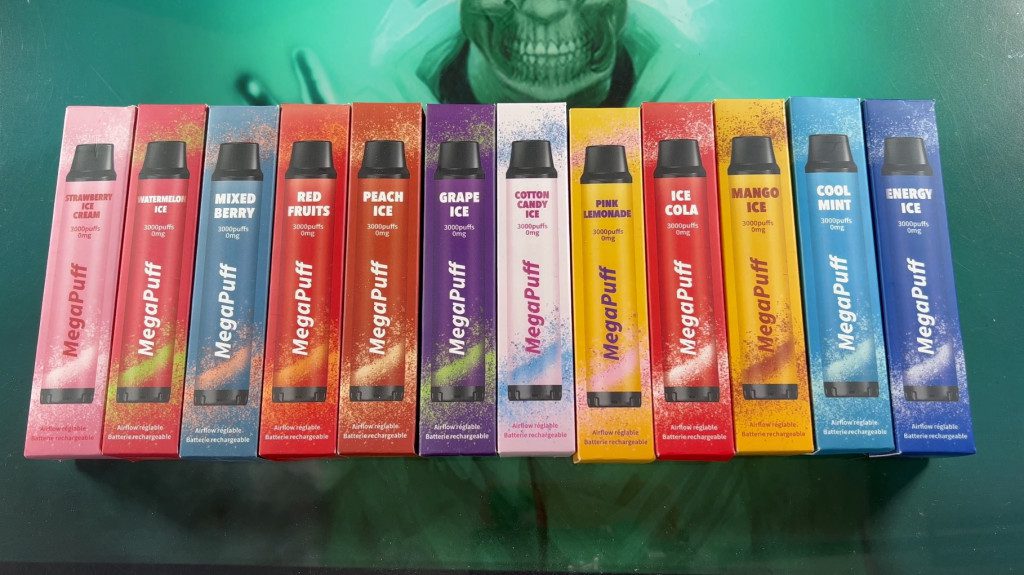 gamme pod puff jetable megapuff